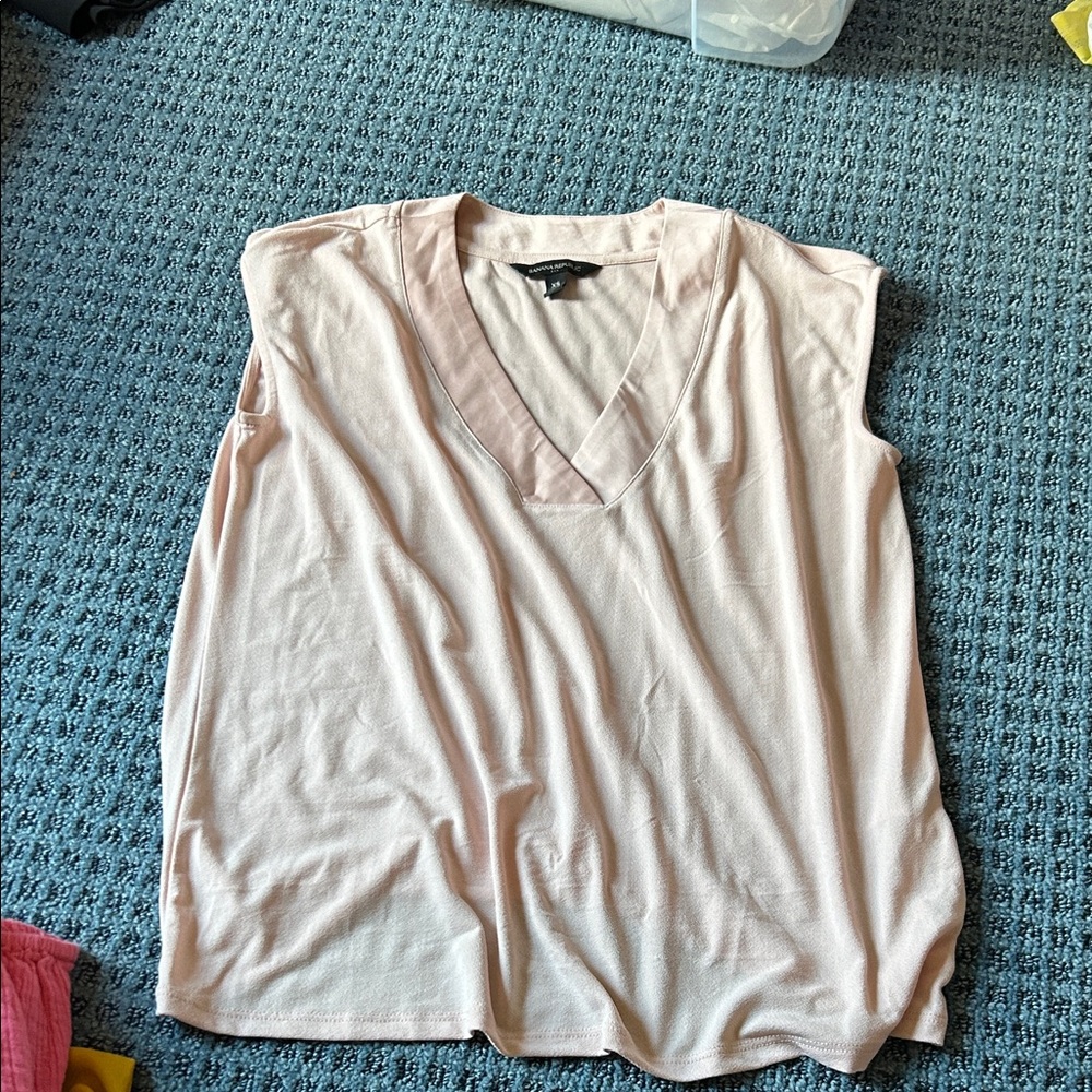 Banana Republic Light Pink Muscle Tee